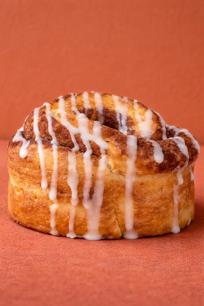 Roll cannelle glacé